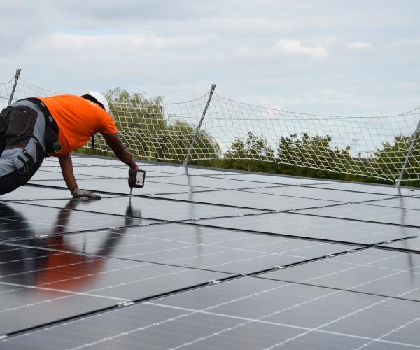pose panneaux photovoltaïques